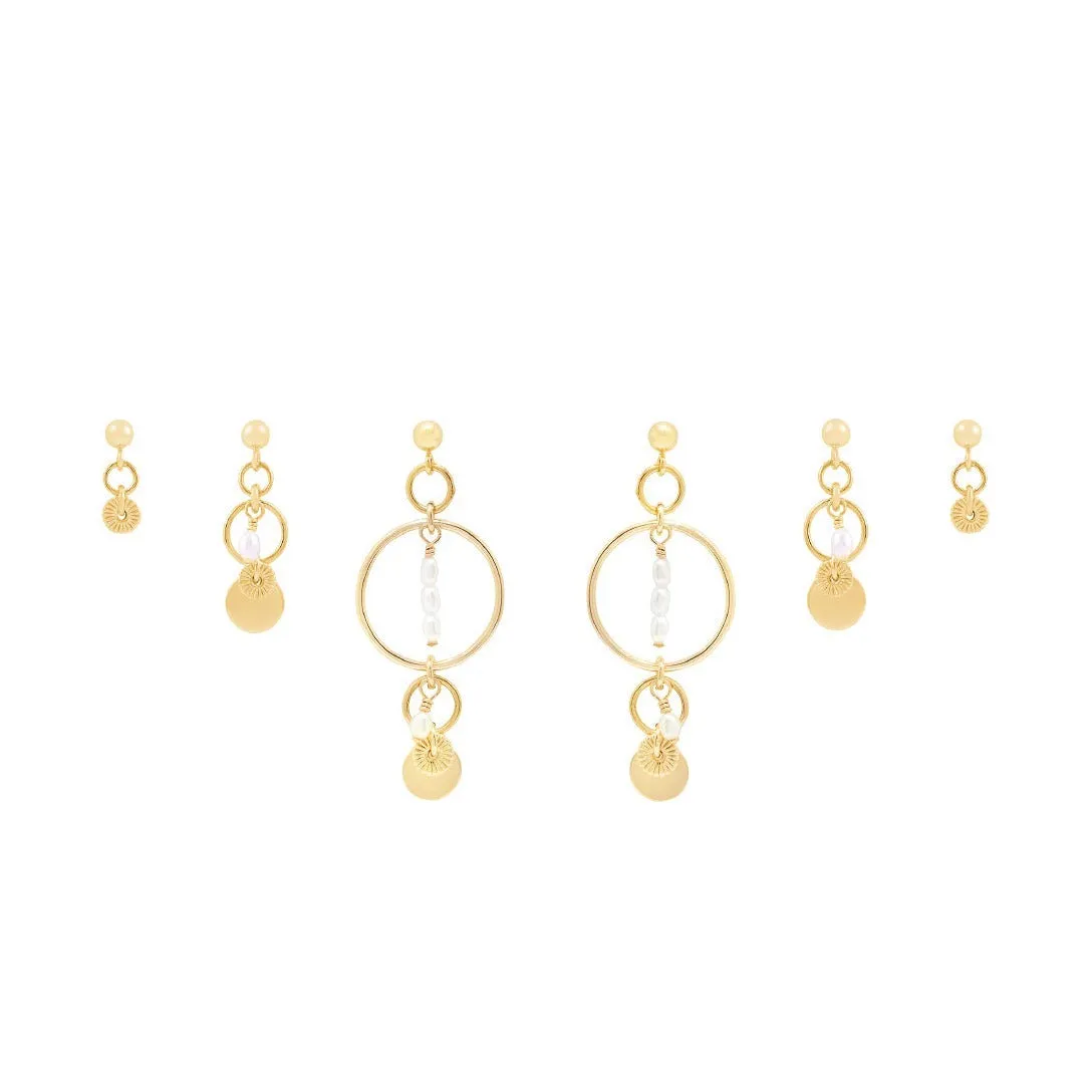 Elsa Earring Bundle  - Gold