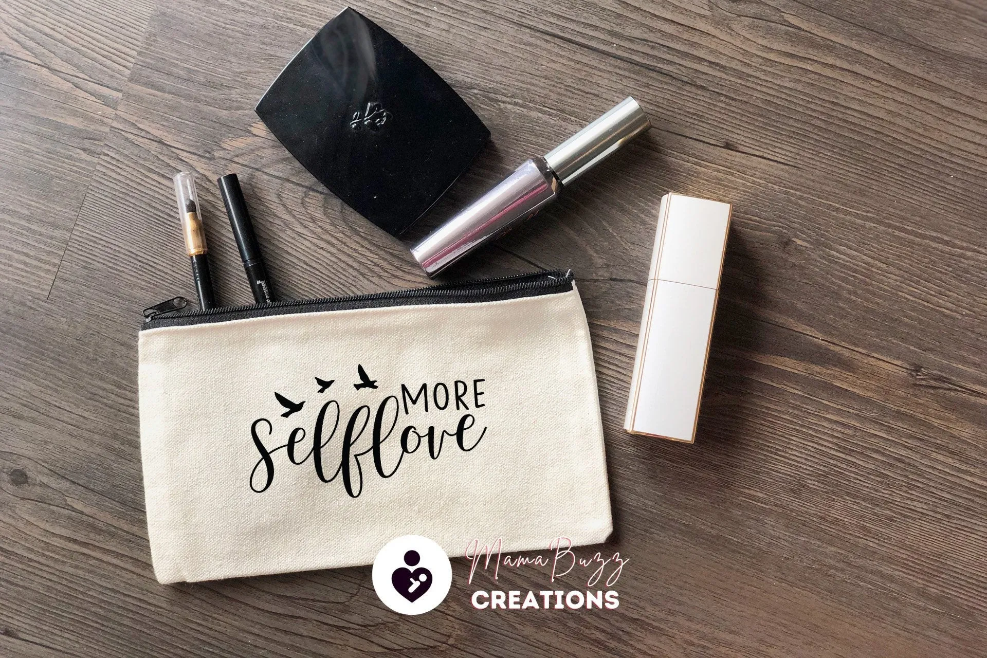 Embrace your imperfections,Makeup bag,Makeup purse,Travel bag,Makeup bag organizer,Pencil case,Zipper Bag,Custom zipper bag,Canvas,Craft Bag