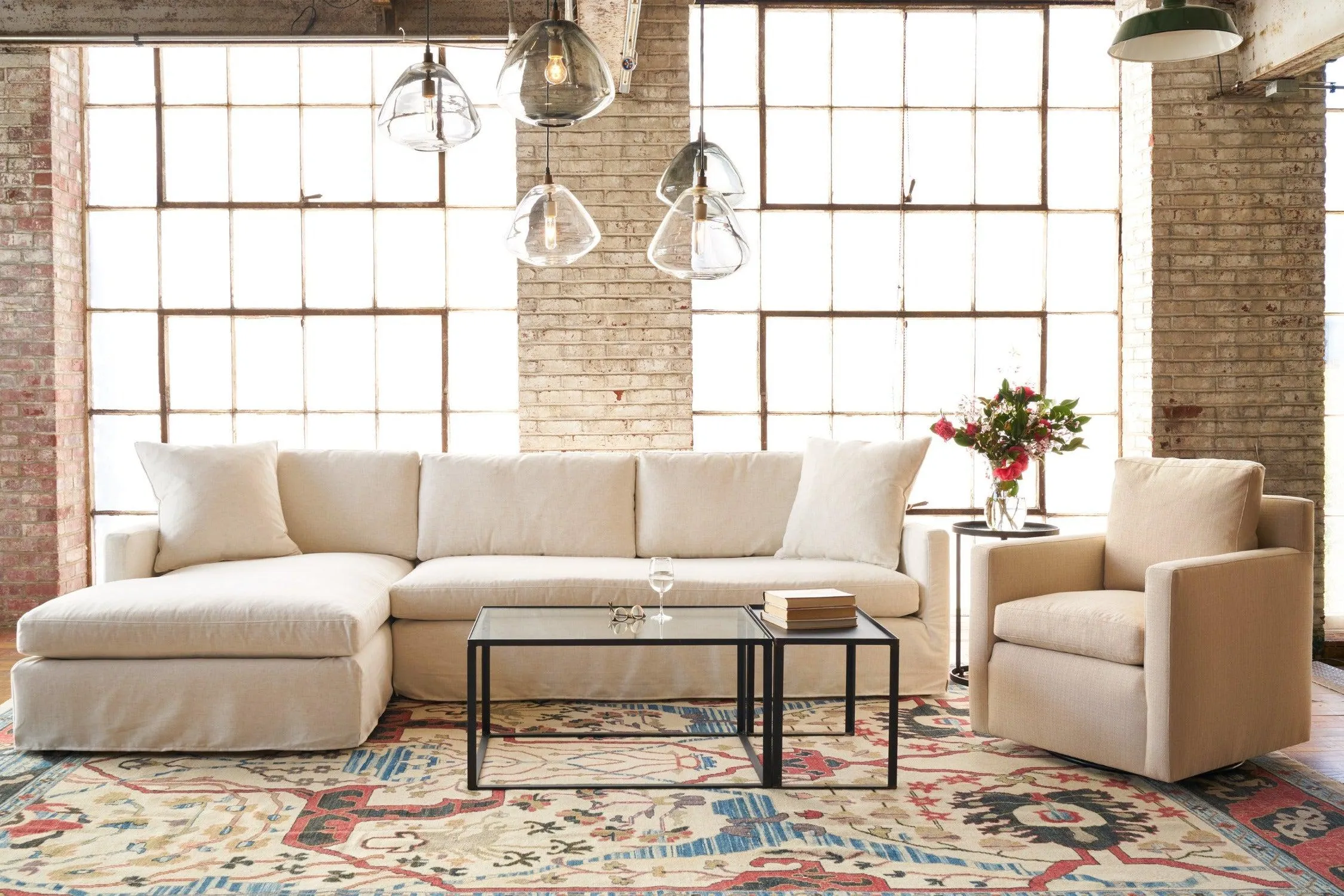 Essentials Cisco Home Louis 2pc Sectional