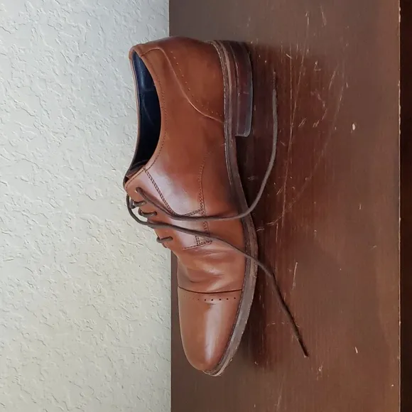 EUC. Cole Haan Men's Grand 2.0 Cap-Toe Oxford Size 11.5M, British Tan