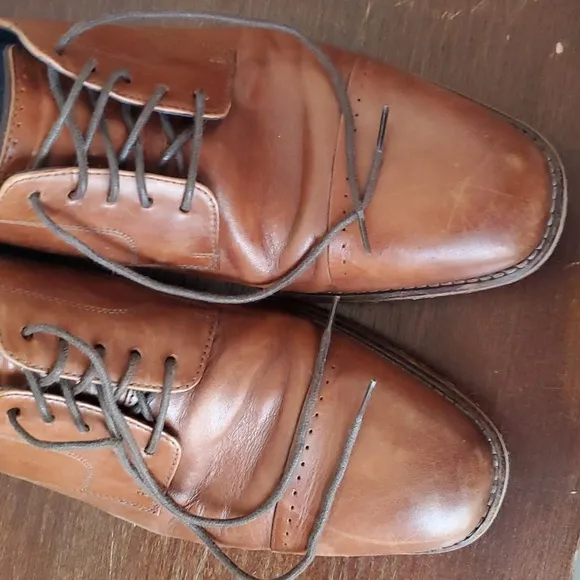 EUC. Cole Haan Men's Grand 2.0 Cap-Toe Oxford Size 11.5M, British Tan