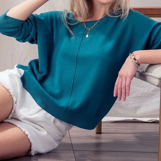 Exposed Seam Sweater