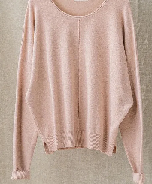 Exposed Seam Sweater