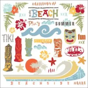 Fancy Pants Designs Rub-ons - Wave Searcher