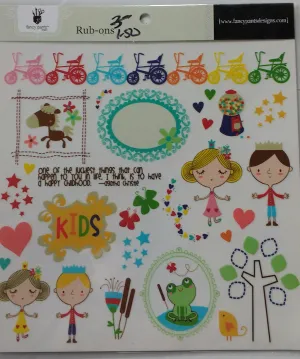 Fancy Pants Rub-ons - Childish Things