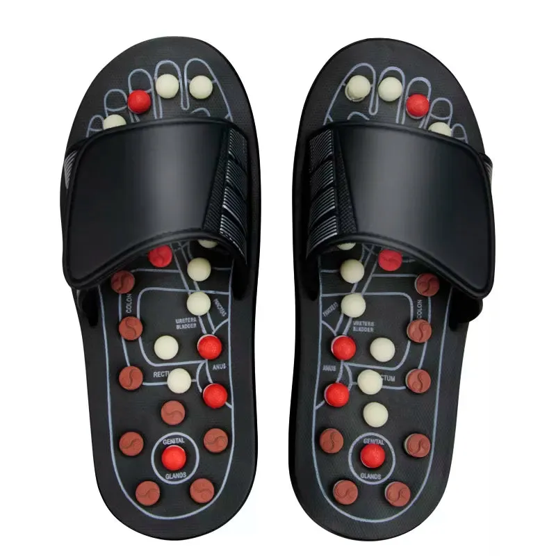 Feet Massage Slippers Foot Reflexology Acupuncture Therapy Massager