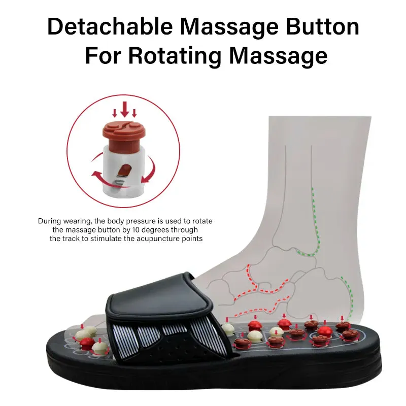 Feet Massage Slippers Foot Reflexology Acupuncture Therapy Massager