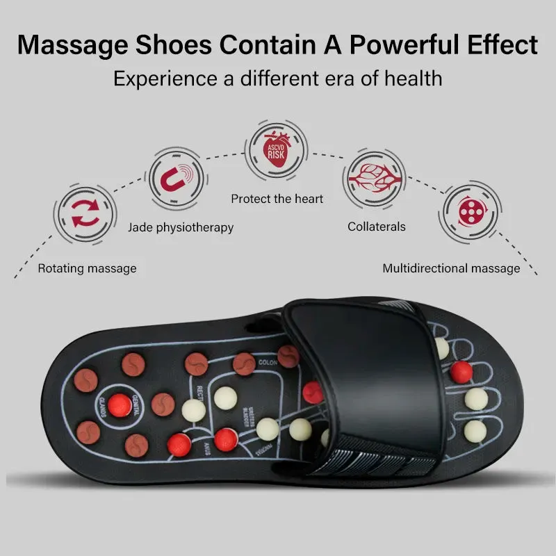 Feet Massage Slippers Foot Reflexology Acupuncture Therapy Massager