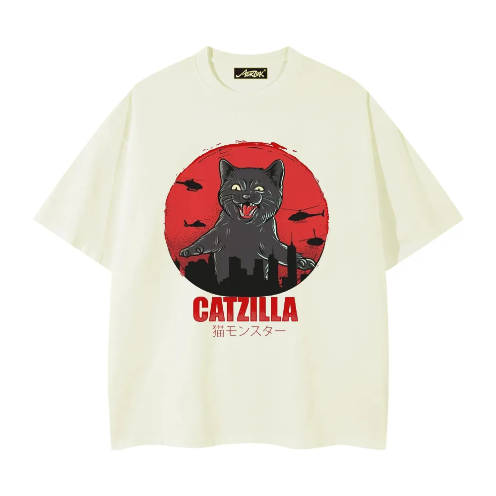 Fierce Oversized Cat T-Shirt