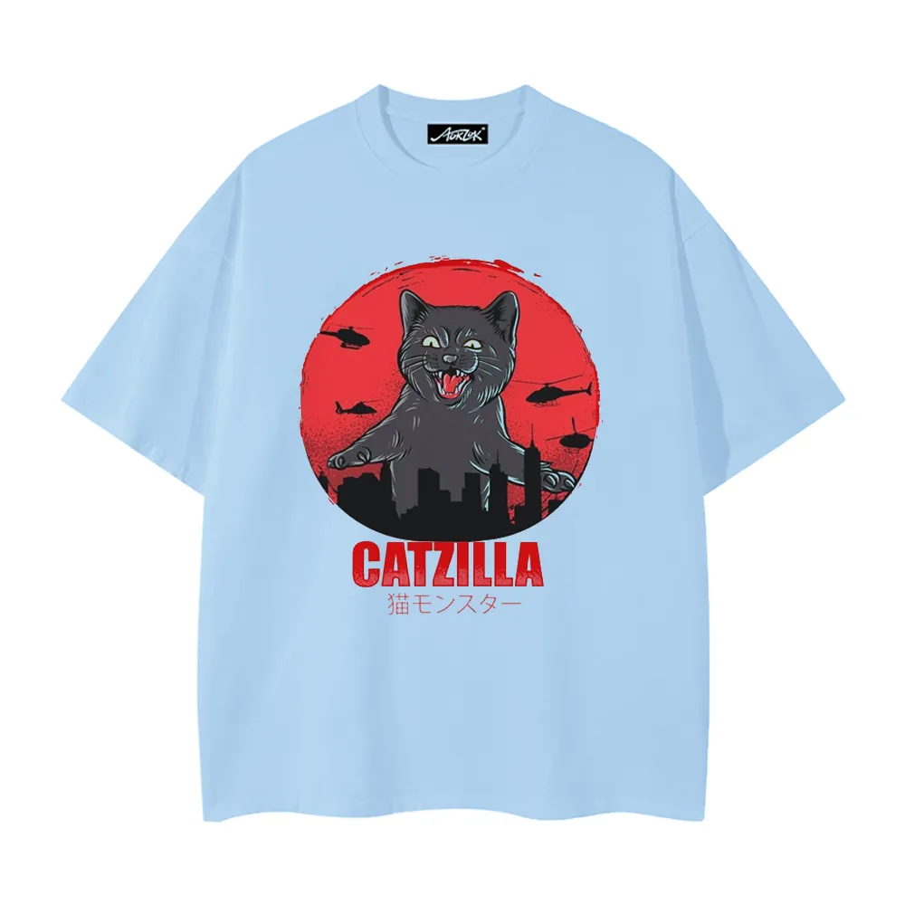 Fierce Oversized Cat T-Shirt