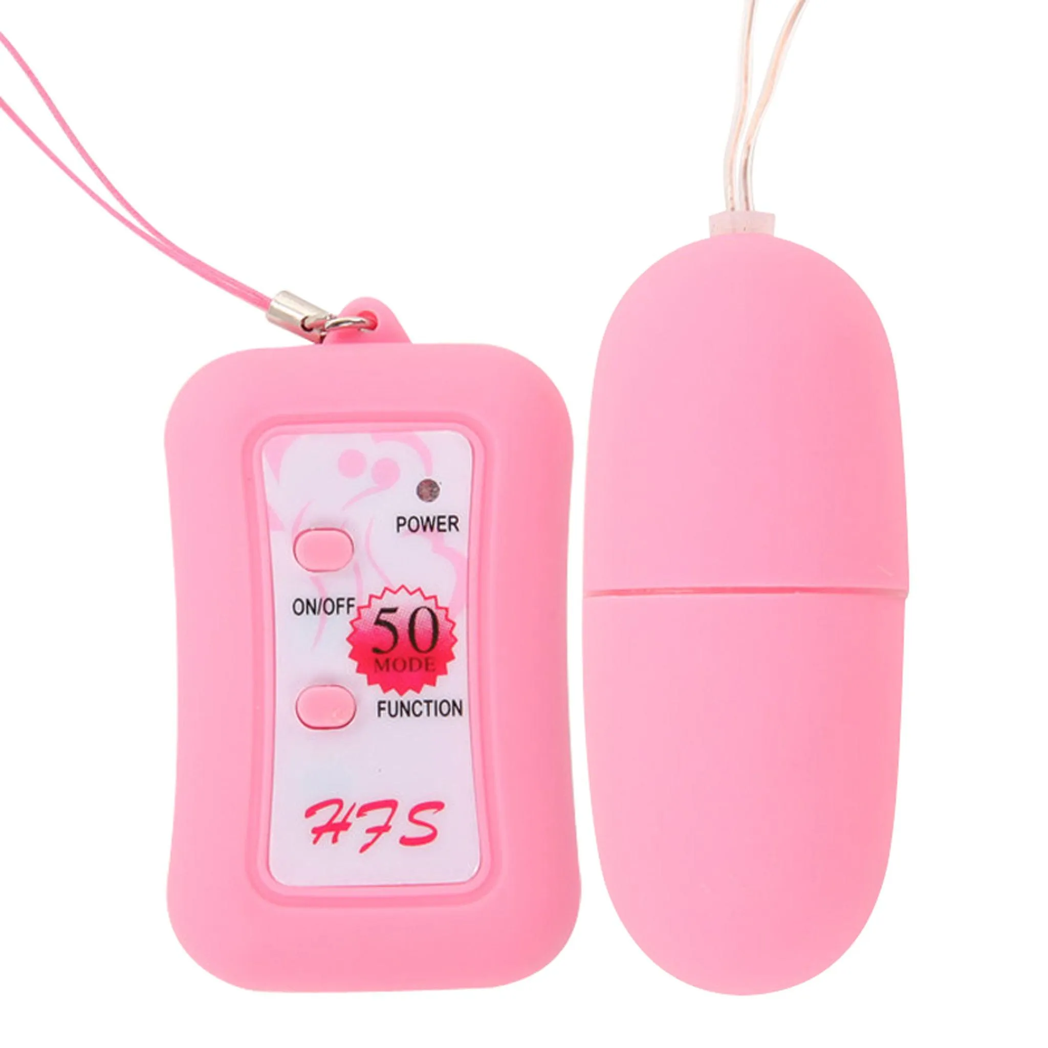 Fifty - Vibrerend Eitje met Afstandsbediening - Roze