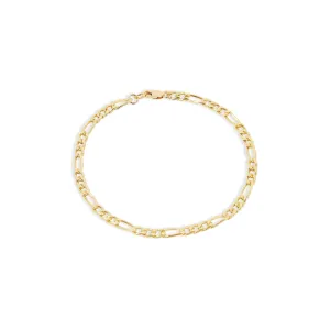 Figaro Bracelet - Gold