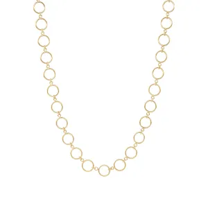 Fine Camelia Necklace - Gold