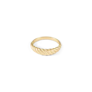 Fine Croissant Ring - Solid Gold