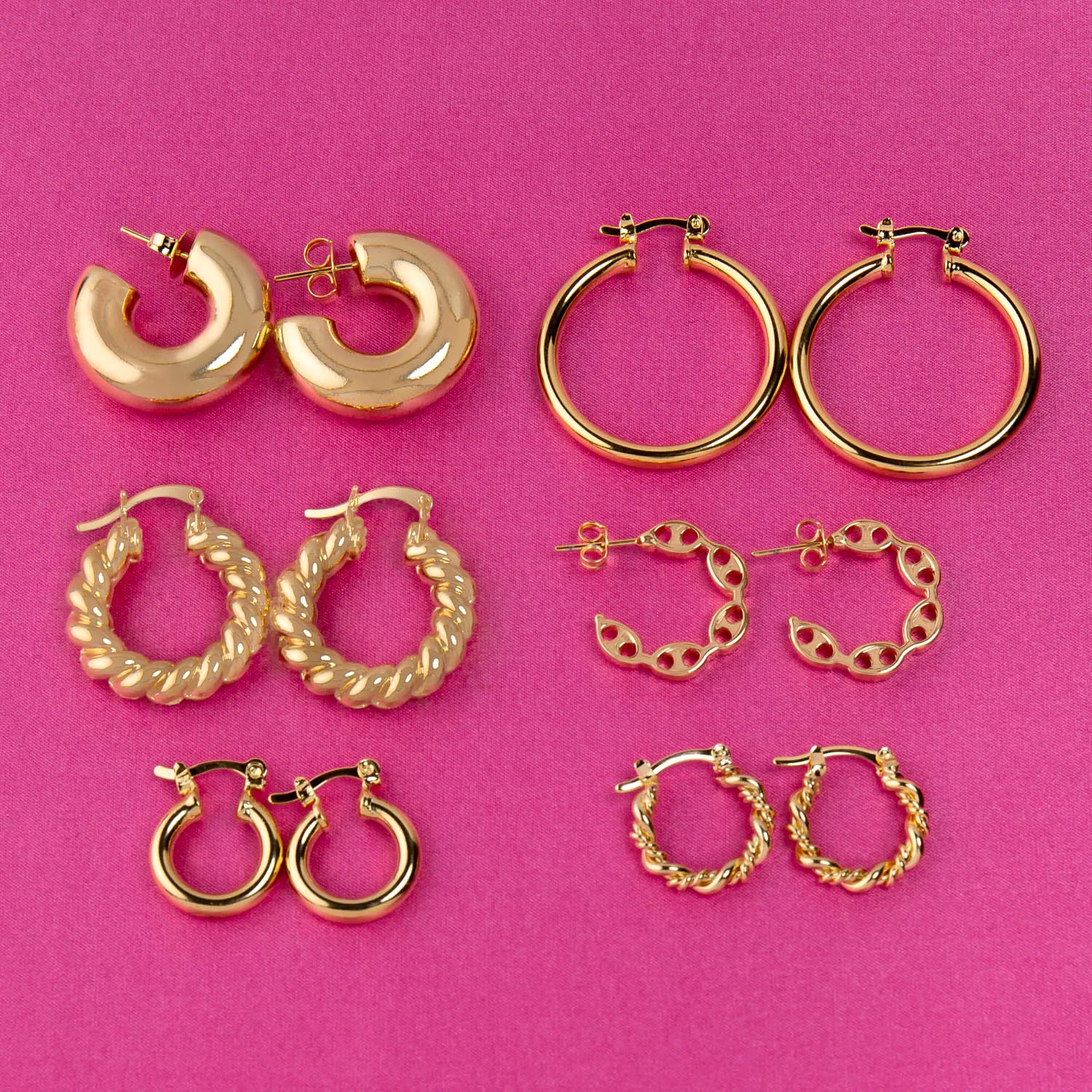 Flat Mariner Hoop Earring