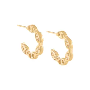Flat Mariner Hoop Earring