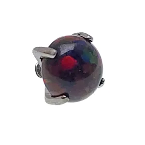 Flat Prong Opal 3mm Top Attachments 16g