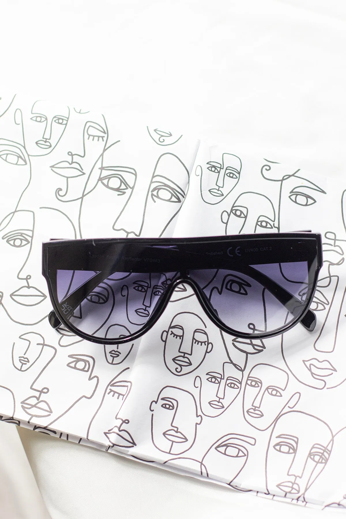 Flat Top Full Lens Sunglasses