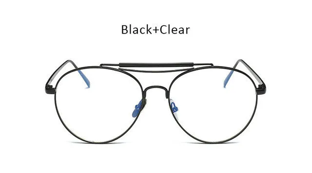 Flat Top Pilot Sunglasses