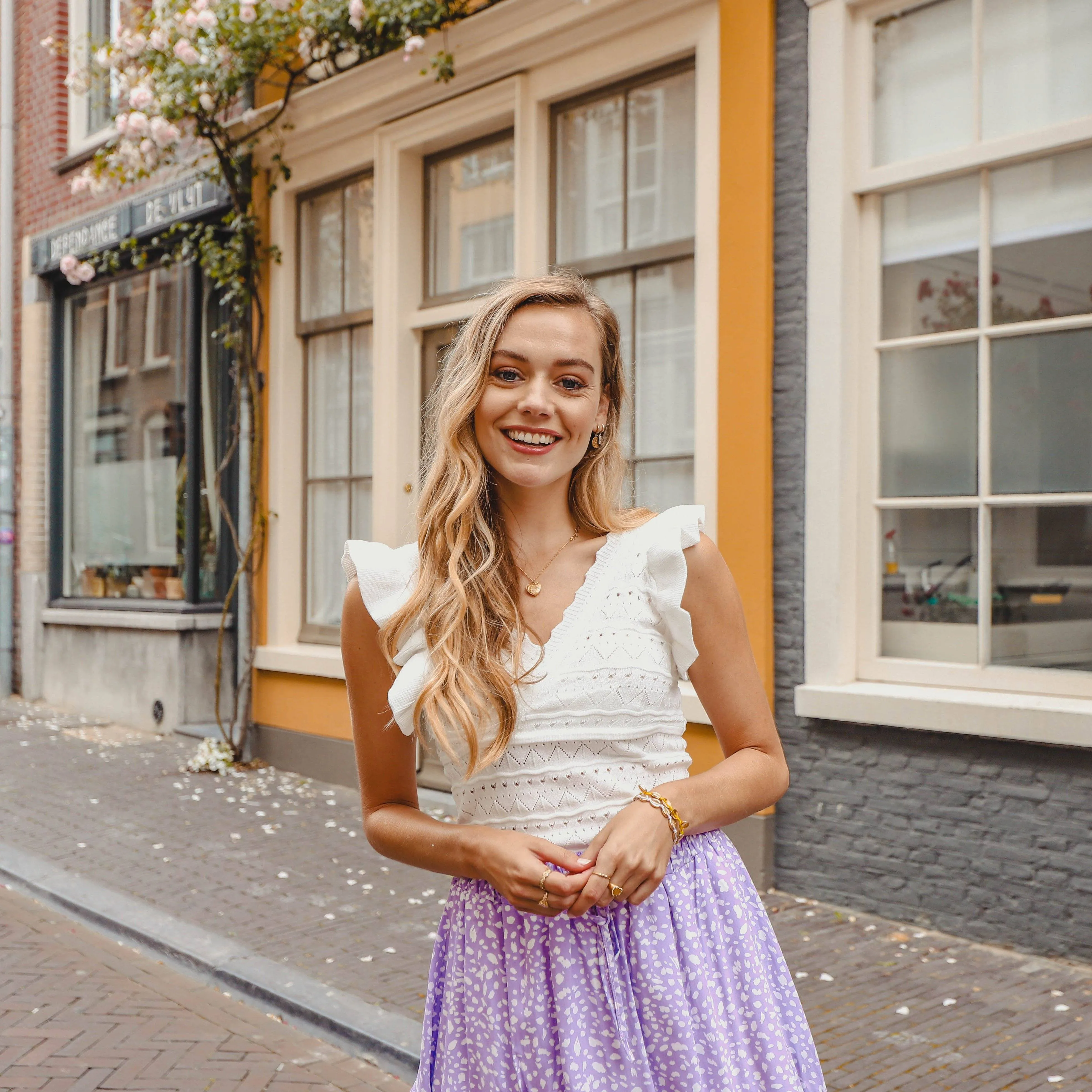 Fleurie skirt lila