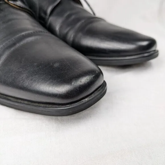 Florsheim Black Jackson Cap Toe Oxford Shoes Size 9 Men