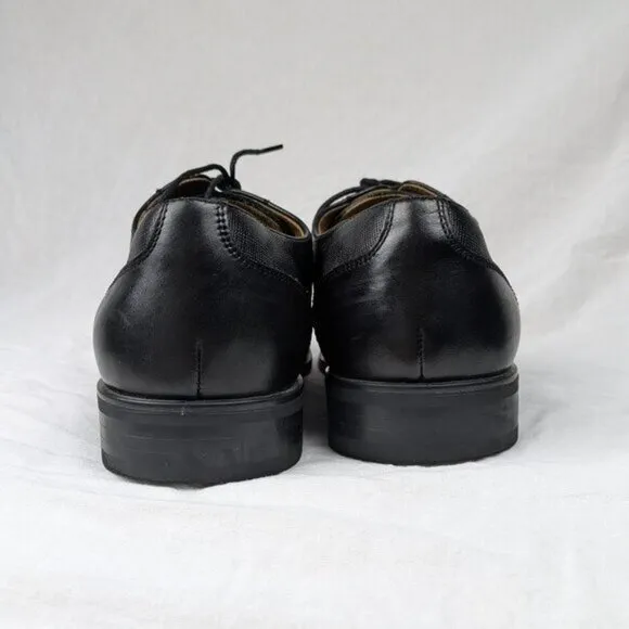 Florsheim Black Jackson Cap Toe Oxford Shoes Size 9 Men