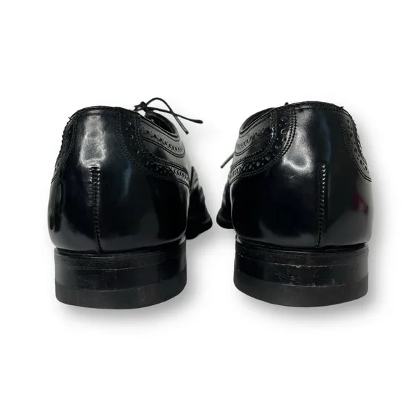 Florsheim Men’s Lexington Black Leather Wingtip Lace-Up Oxford Dress Shoe 9.5E