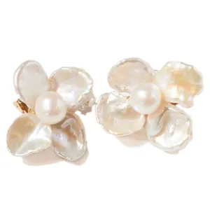 Flower Pearl Earring
