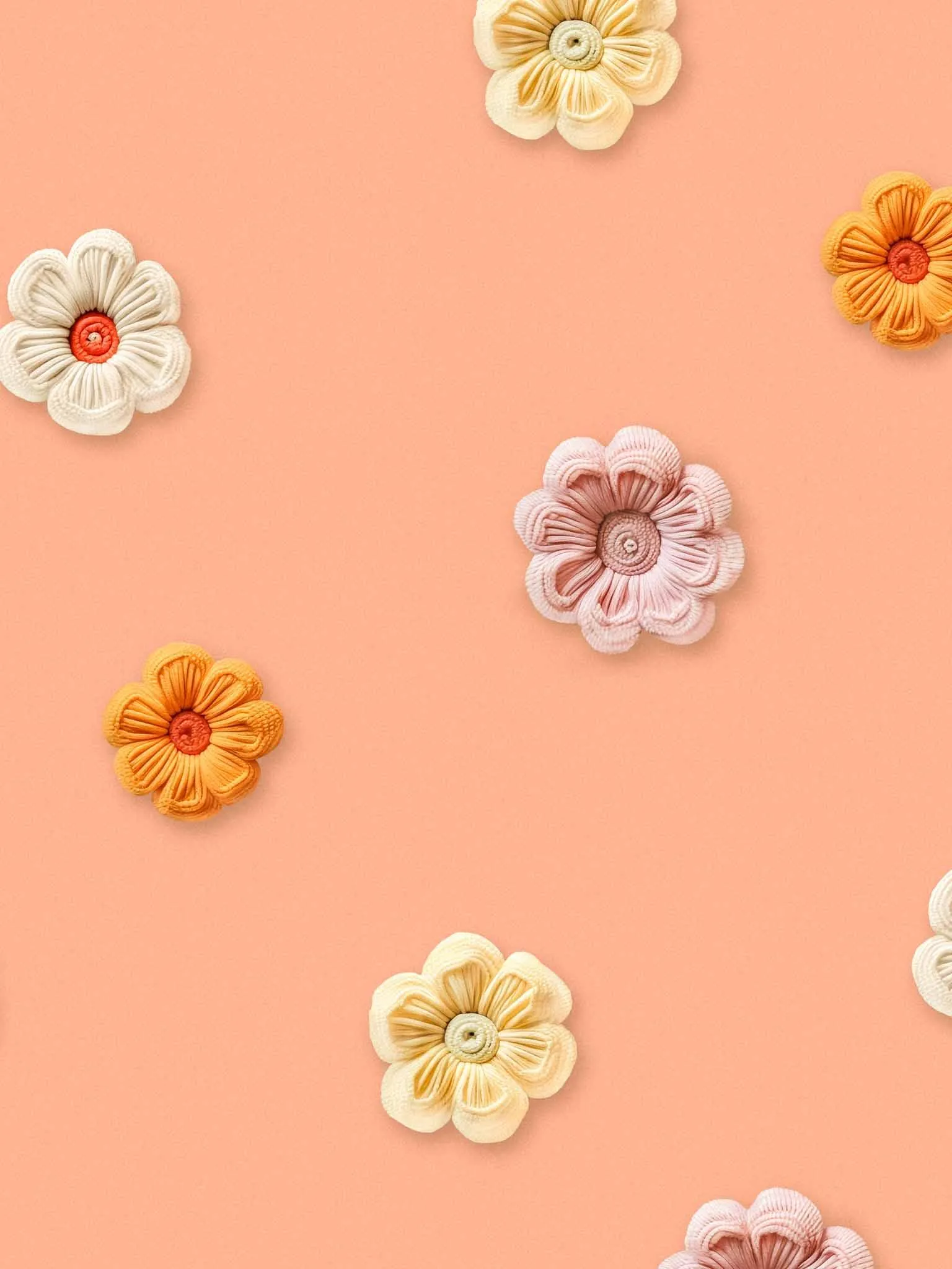 Flower Power Jurkje lange mouwen Dames