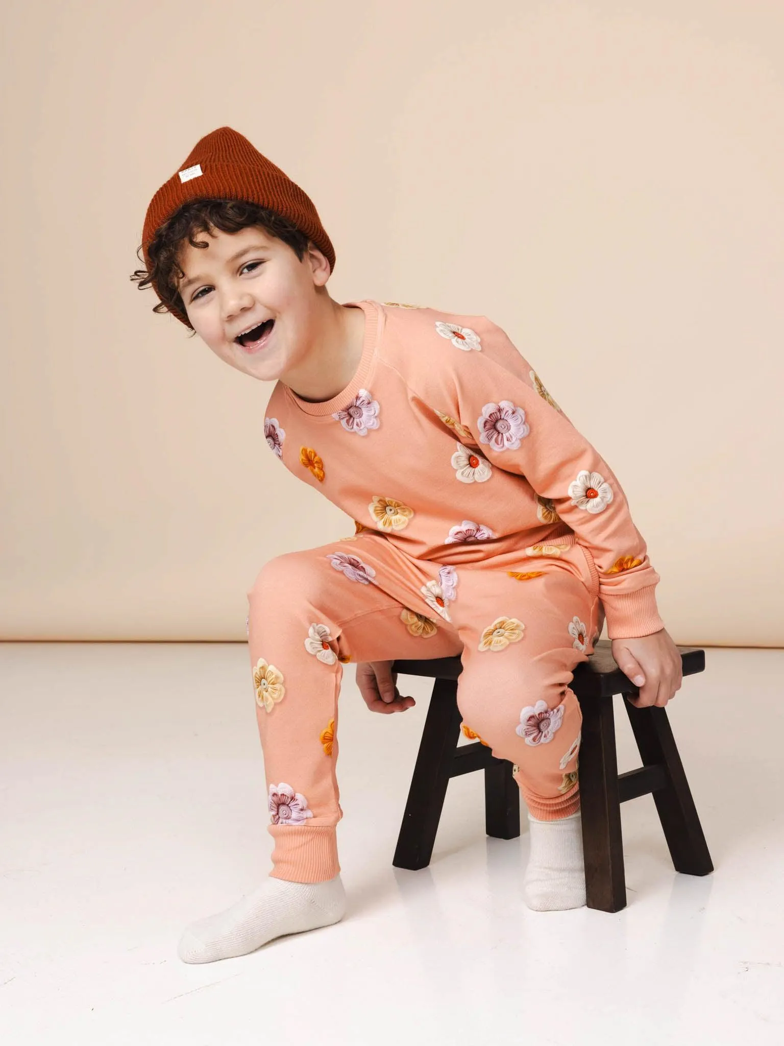 Flower Power Sweater en Broek set Kids