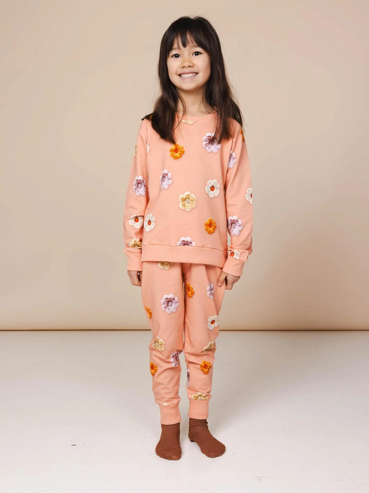Flower Power Sweater en Broek set Kids