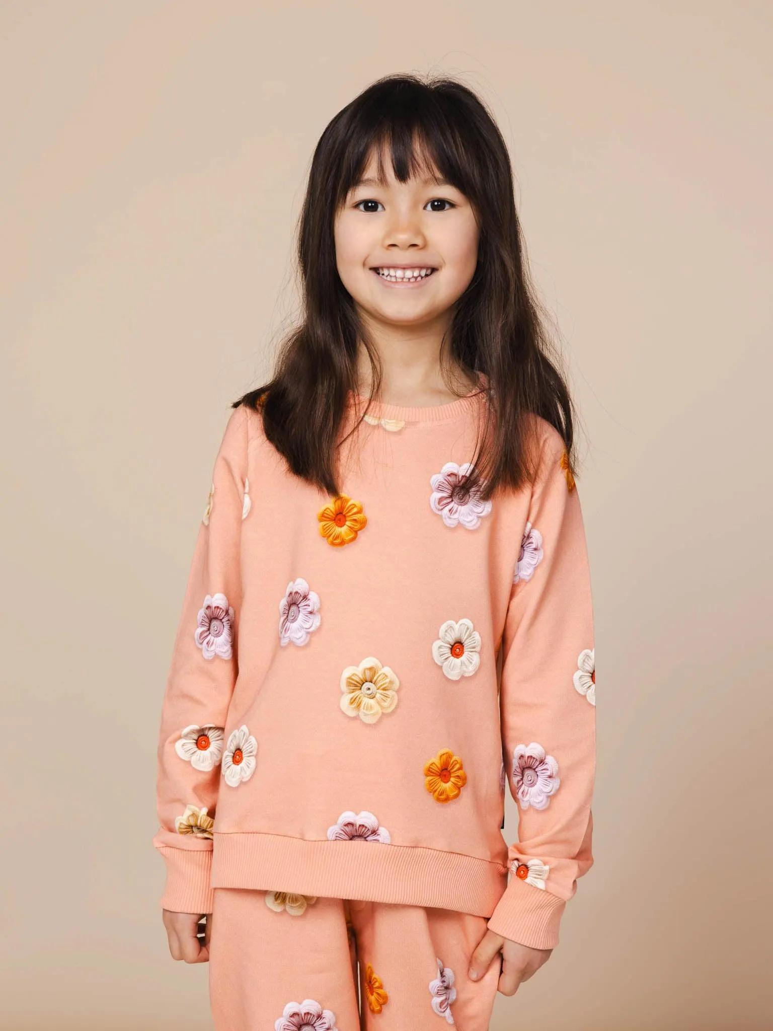 Flower Power Sweater en Broek set Kids