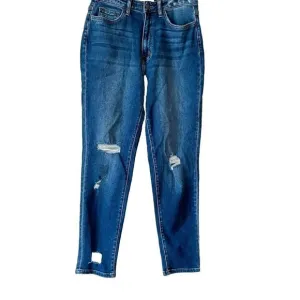 Flying Monkey Moon Legend Mom Jeans Women’s 29 (Inseam 29) Distressed Stretch J1
