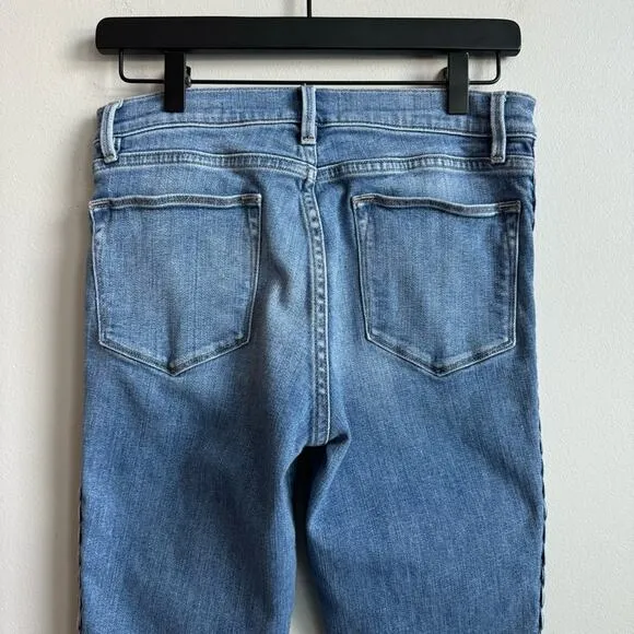 FRAME Denim Le High Skinny Braided Seam Jeans