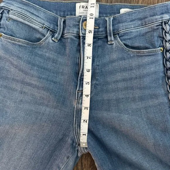 FRAME Denim Le High Skinny Braided Seam Jeans