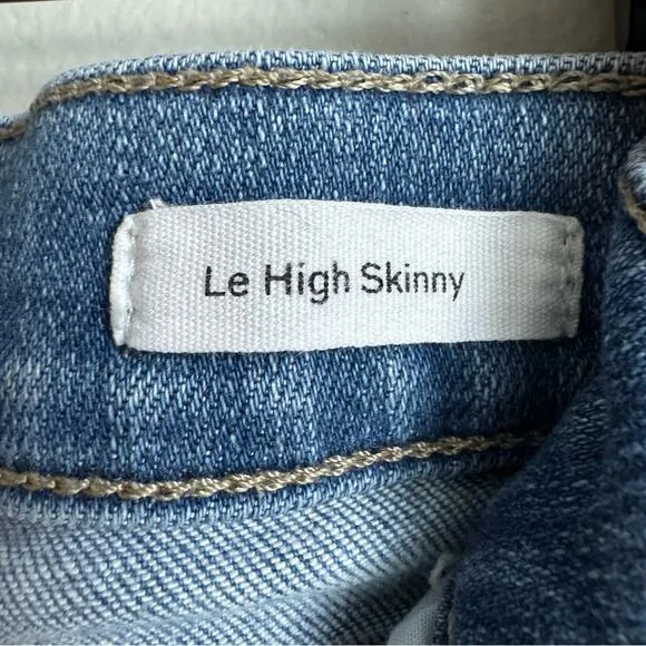 FRAME Denim Le High Skinny Braided Seam Jeans