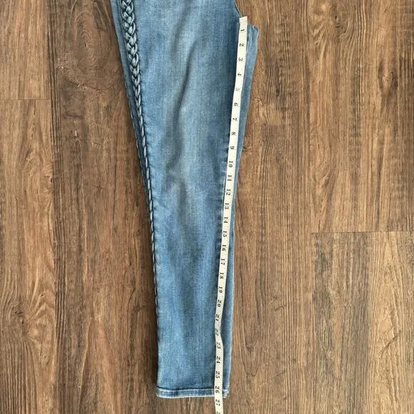 FRAME Denim Le High Skinny Braided Seam Jeans