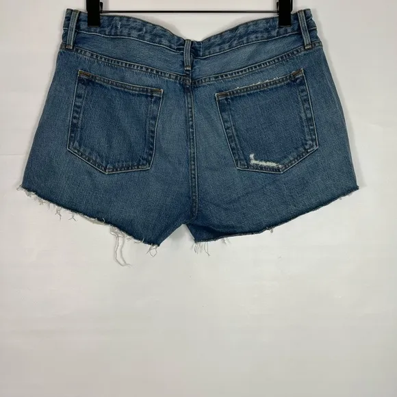Frame Distress Shorts