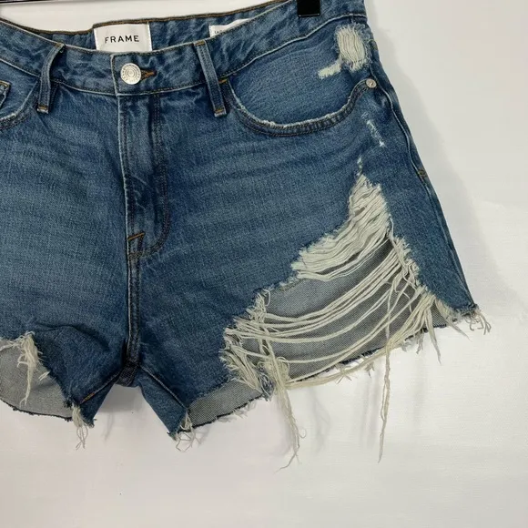 Frame Distress Shorts