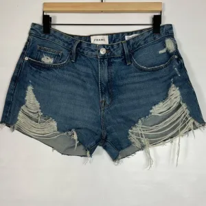 Frame Distress Shorts