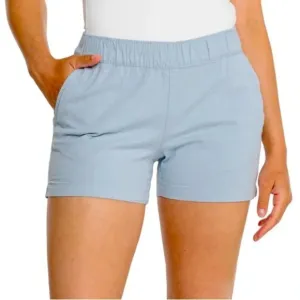 Free Fly Stretch Canvas Shorts 4” Women’s Bay Blue Pockets Size XL NWT