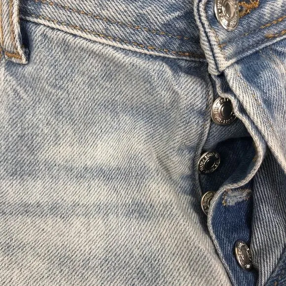 FREE PEOPLE Boot Cut Jean Sz 25 Maggie Mid-Rise Straight Cowgirl Y2K Preppy Boho
