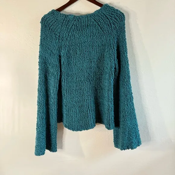 Free People Sand Dunes Pullover Sweater Green Size Large
