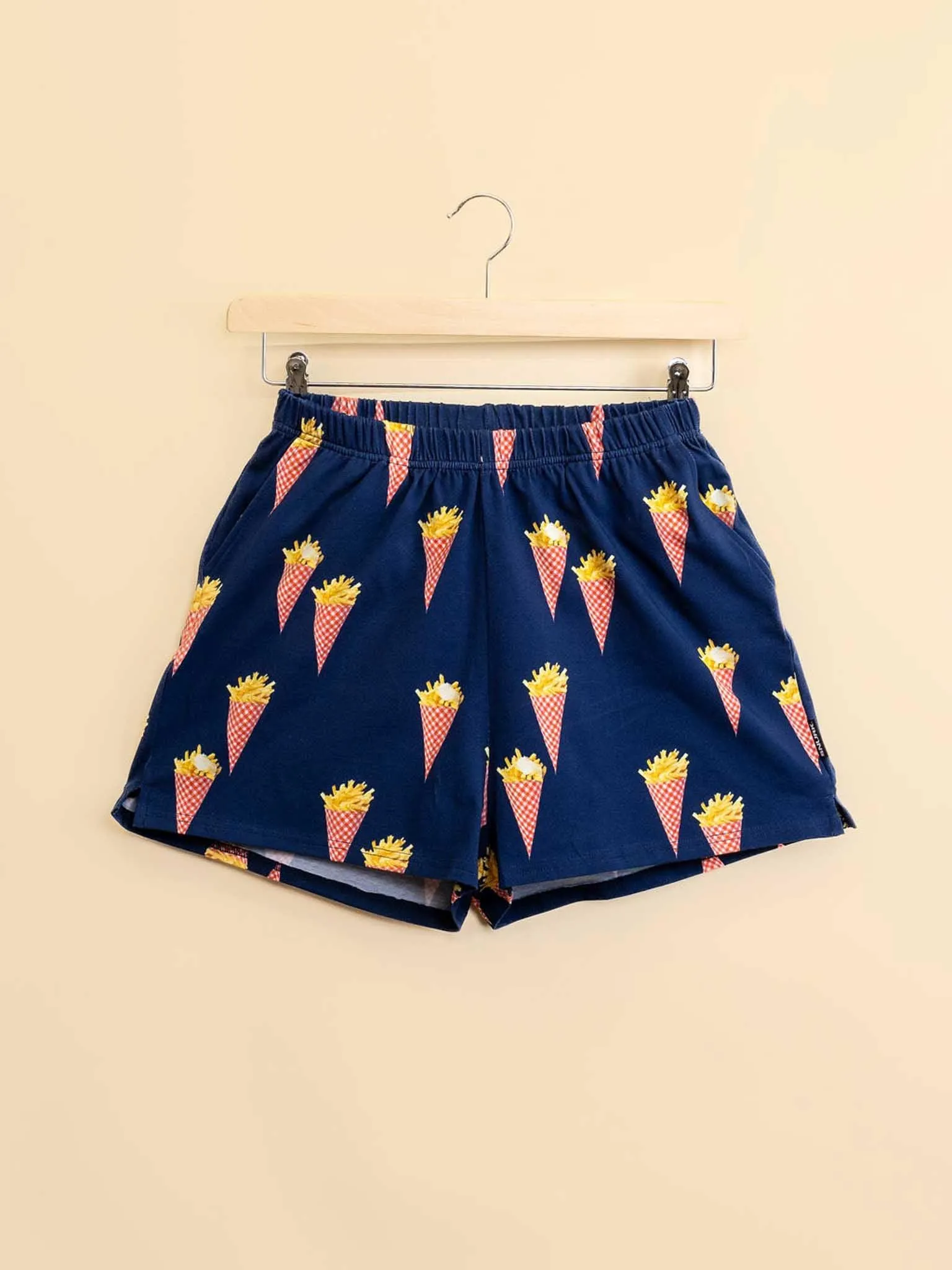 Fries Navy Shorts Dames