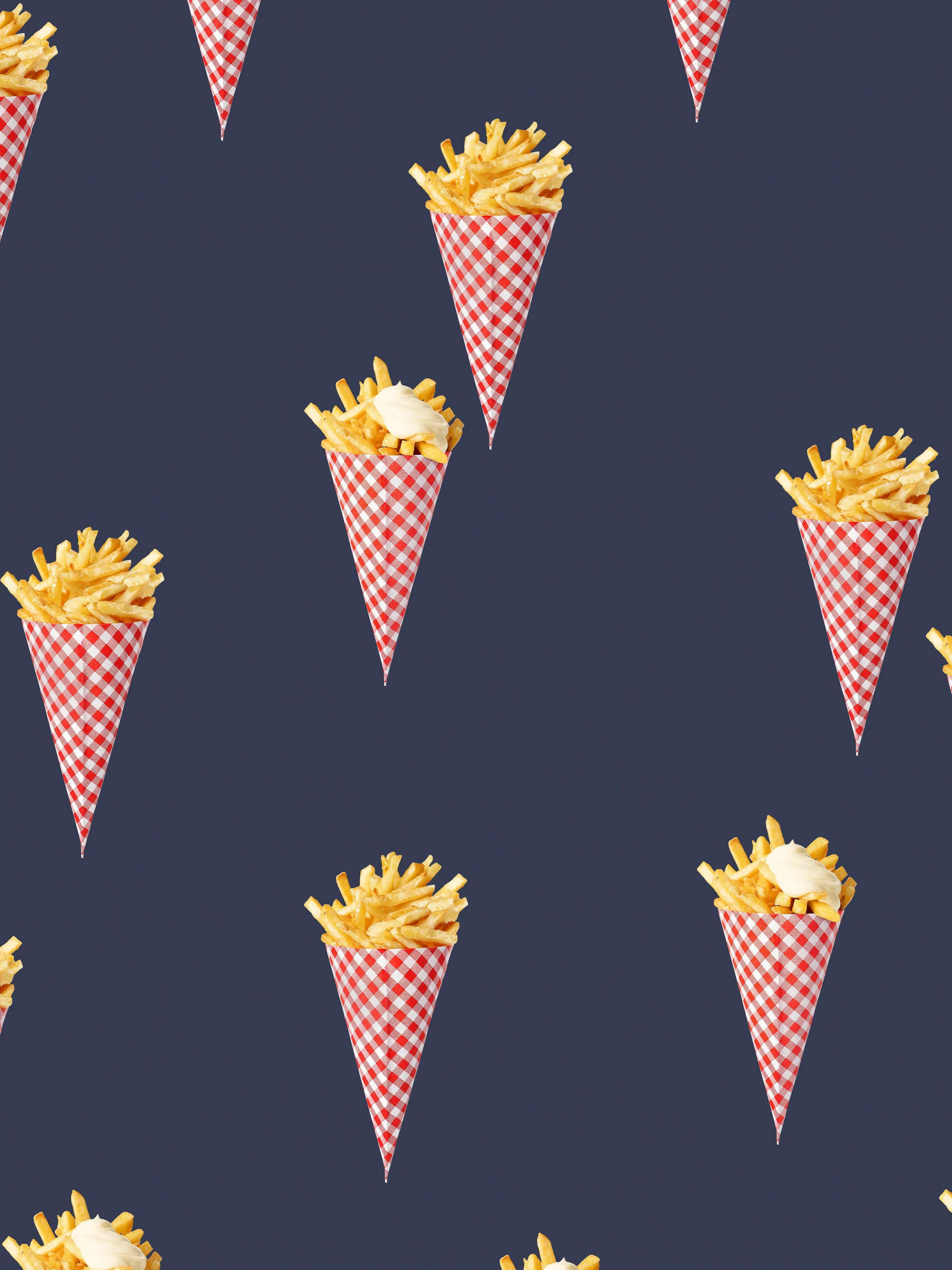 Fries Navy V-neck T-shirt en Shorts set Dames