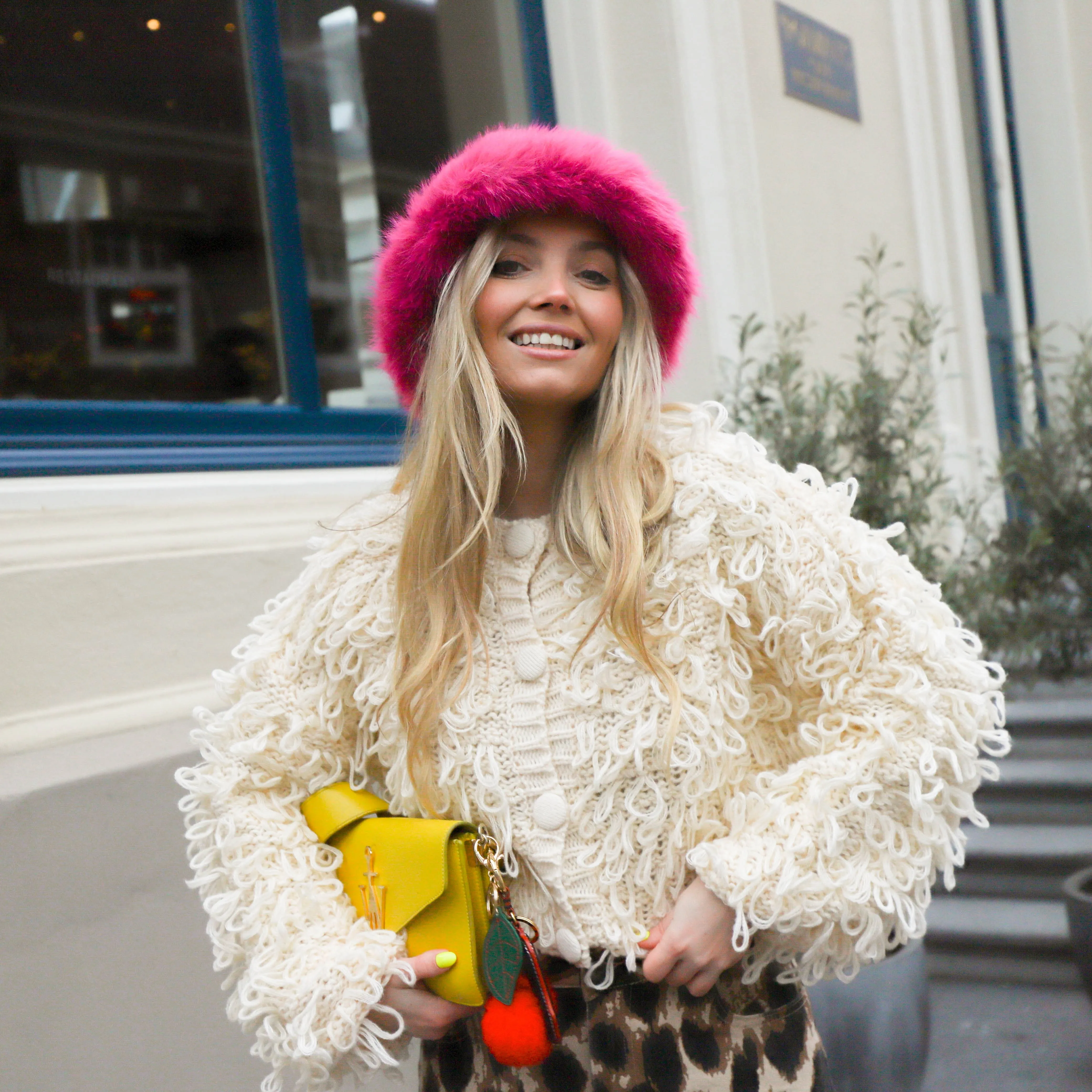 Fringe vest ecru
