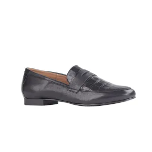 Froggie 12587 Penny Loafer in Black Multi