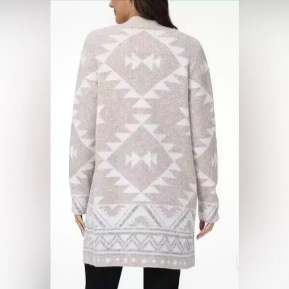 Frye Aztec / Tribal Long Duster Cardigan Sweater Size Small New with tag