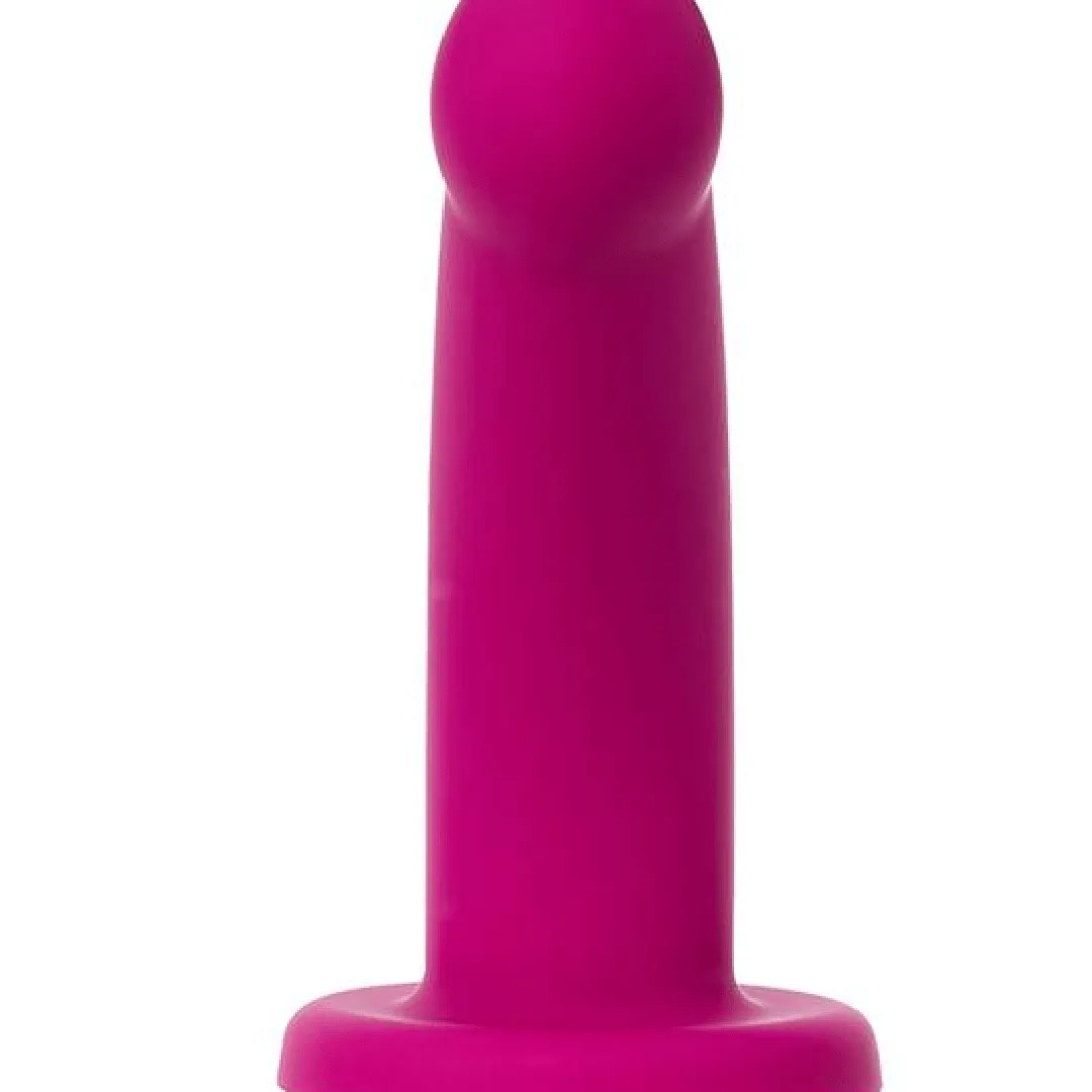 Galaxie 7 Inch Silicone Dildo - Plum
