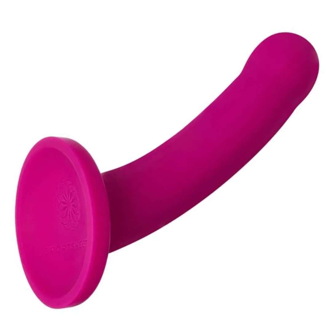 Galaxie 7 Inch Silicone Dildo - Plum